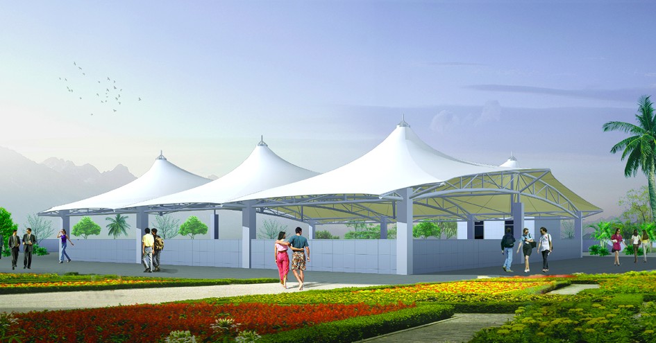 網(wǎng)球館膜結(jié)構(gòu)